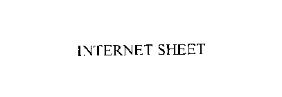 INTERNET SHEET