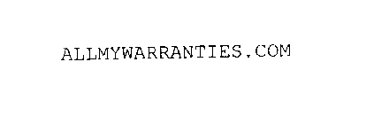 ALLMYWARRANTIES.COM