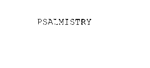 PSALMISTRY