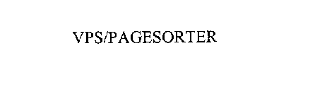 VPS/PAGESORTER