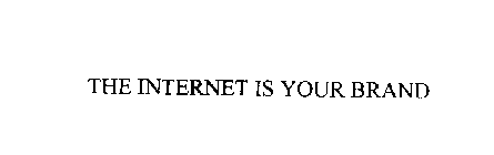 THE INTERNET IS YOUR BRAND