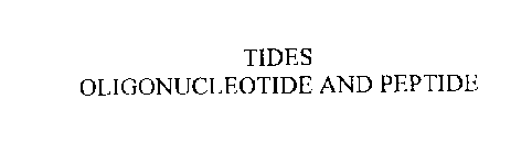 TIDES OLIGONUCLEOTIDE AND PEPTIDE