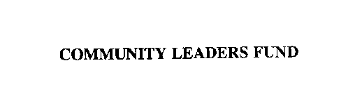 COMMUNITY LEADERS FUND