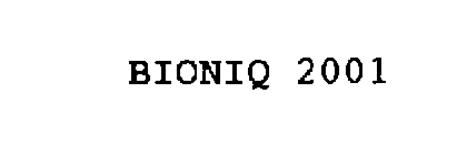 BIONIQ 2001