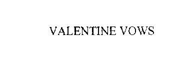VALENTINE VOWS