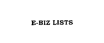 E-BIZ LISTS