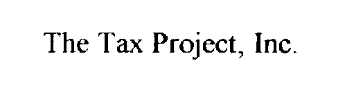 THE TAX PROJECT, INC.