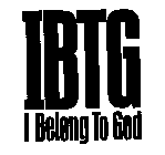 IBTG I BELONG TO GOD