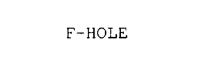 F-HOLE