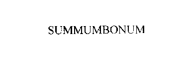 SUMMUMBONUM