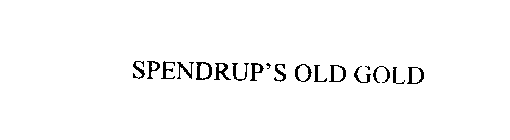 SPENDRUP'S OLD GOLD