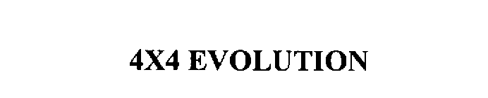 4X4 EVOLUTION