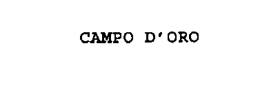 CAMPO D'ORO