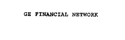 GE FINANCIAL NETWORK