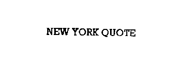 NEW YORK QUOTE