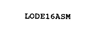 LODE16ASM