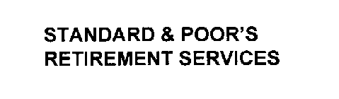 STANDARD & POOR'S RETIREMENT SERVICES