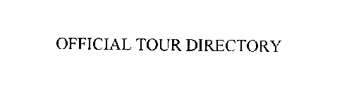 OFFICIAL TOUR DIRECTORY