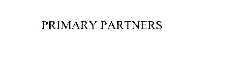 PRIMARY PARTNERS