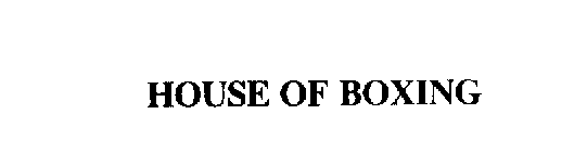 HOUSE OF BOXING
