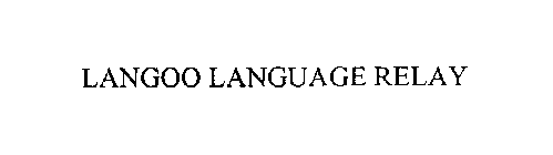 LANGOO LANGUAGE RELAY