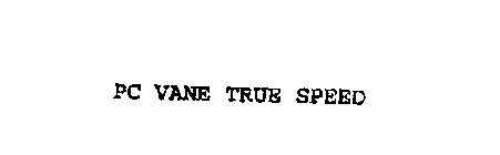 PC VANE TRUE SPEED