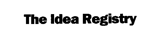 THE IDEA REGISTRY