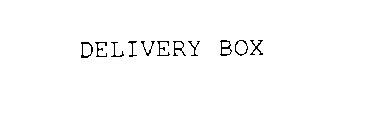 DELIVERY BOX