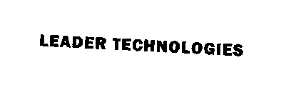 LEADER TECHNOLOGIES