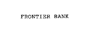 FRONTIER BANK