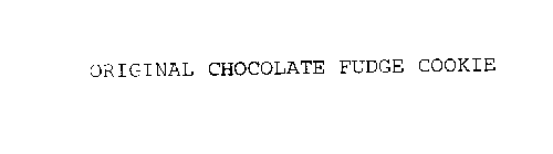 ORIGINAL CHOCOLATE FUDGE COOKIE