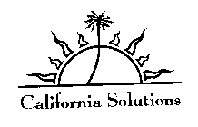 CALIFORNIA SOLUTIONS