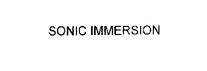 SONIC IMMERSION