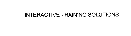 INTERACTIVE TRAINING SOLUTIONS