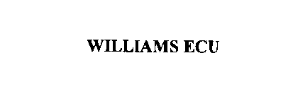 WILLIAMS ECU