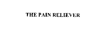 THE PAIN RELIEVER