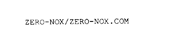 ZERO-NOX/ZERO-NOX.COM