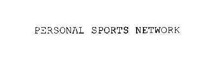 PERSONAL SPORTS NETWORK