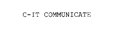 C-IT COMMUNICATE