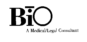 BIO A MEDICAL/ LEGAL CONSULTANT