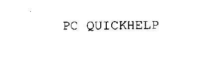 PC QUICKHELP