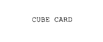 CUBE CARD