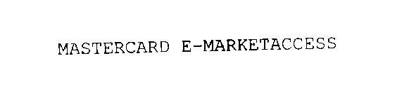 MASTERCARD E-MARKETACCESS