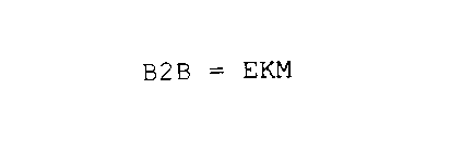 B2B = EKM