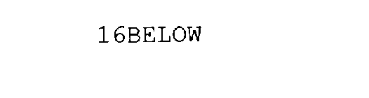 16BELOW