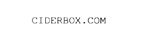 CIDERBOX.COM