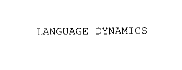 LANGUAGE DYNAMICS