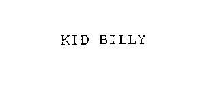 KID BILLY