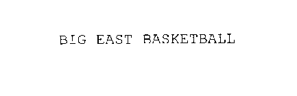 BIG EAST BASKETBALL