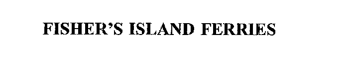 FISHER'S ISLAND FERRIES